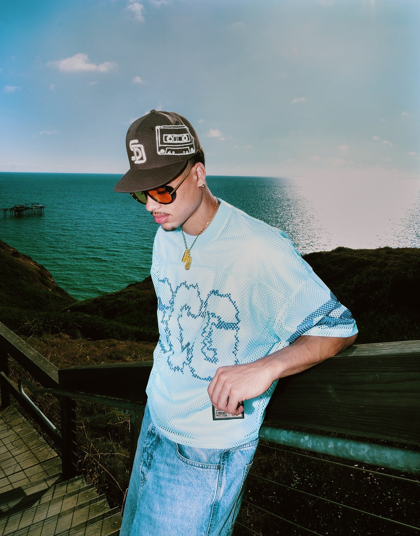 MESH JERSEY - BBY BLUE