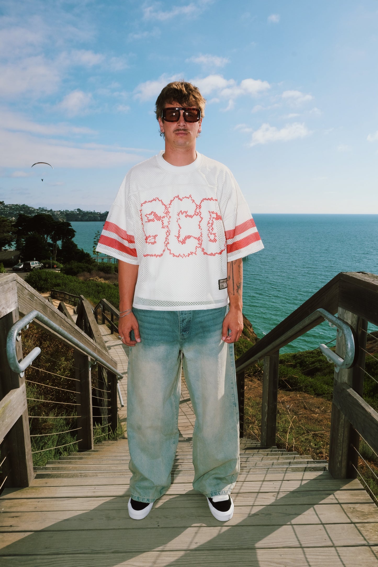 MESH JERSEY - CREAM