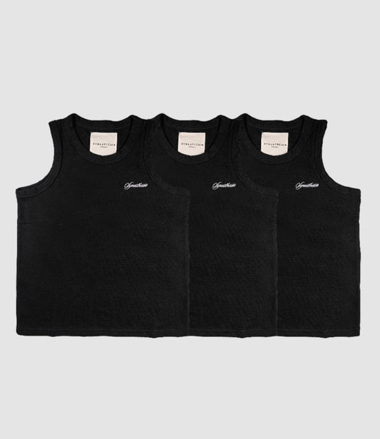 3x PACK - SCG TANK - BLACK