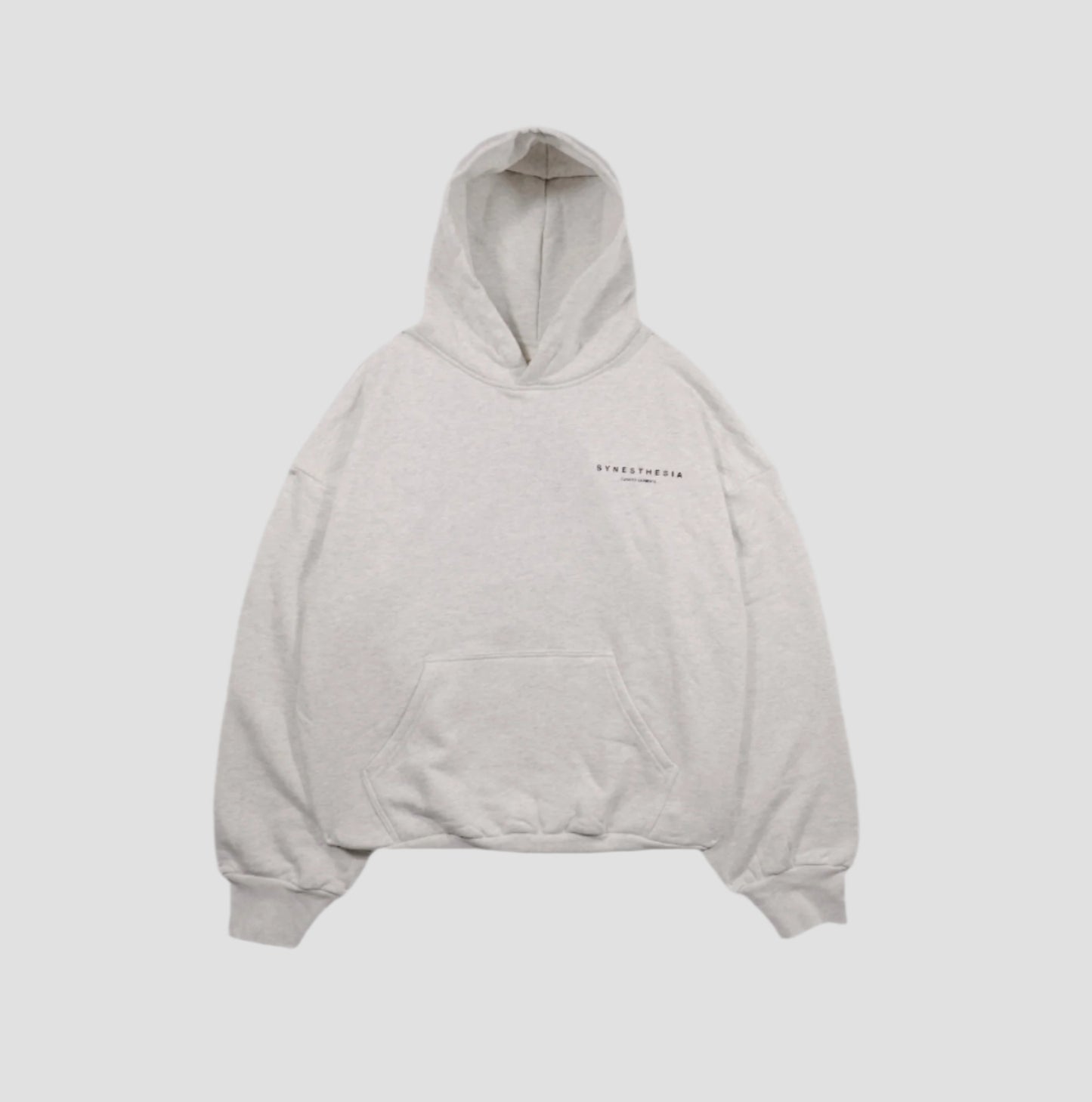 GRAFFITI LOGO HOODIE  - GREY