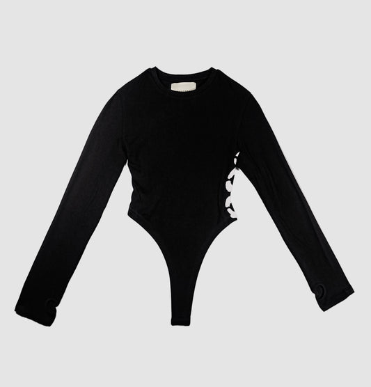 LS BODYSUIT - BLACK