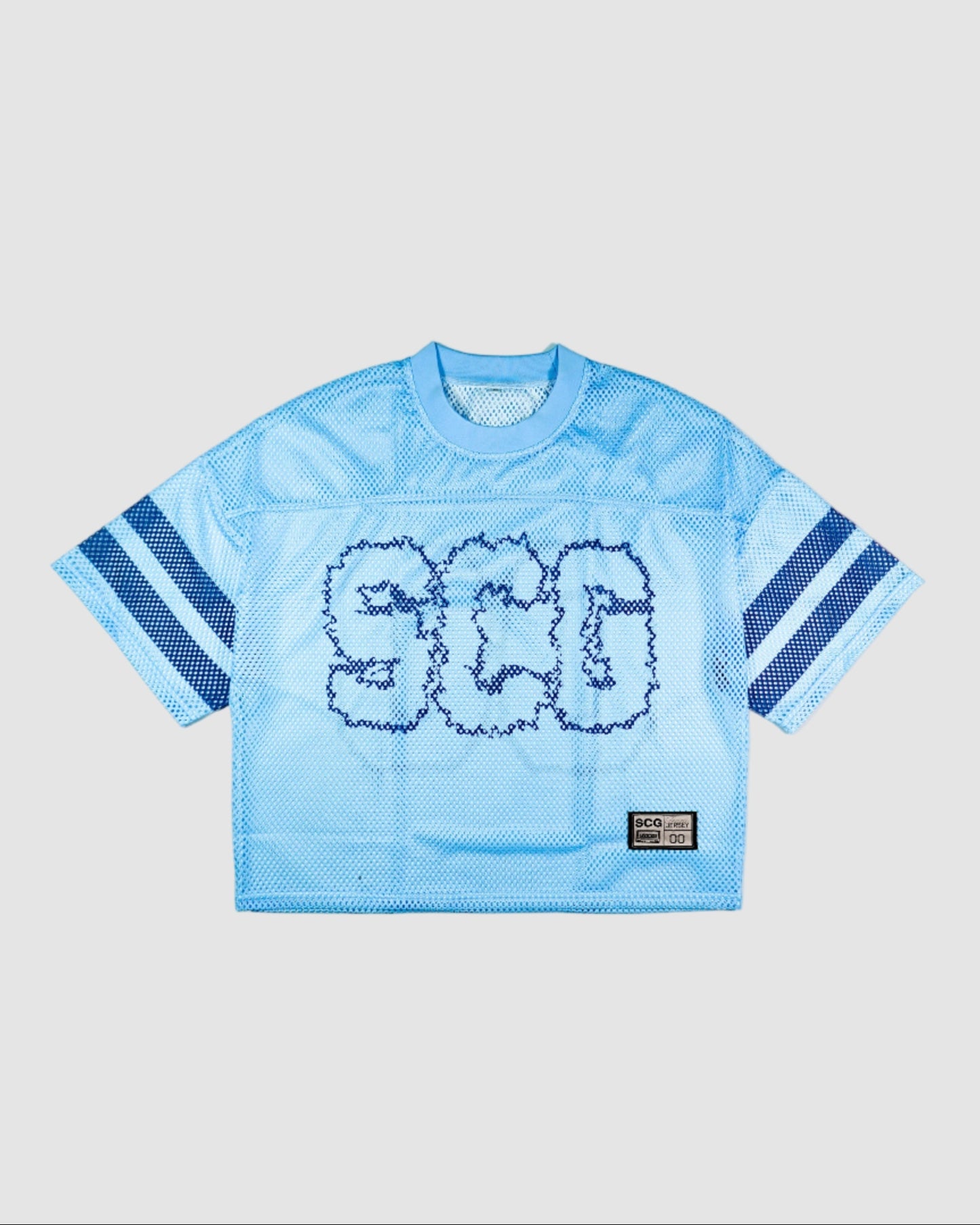 MESH JERSEY - BBY BLUE