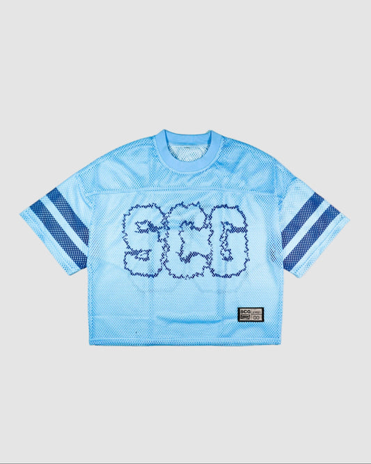 MESH JERSEY - BBY BLUE