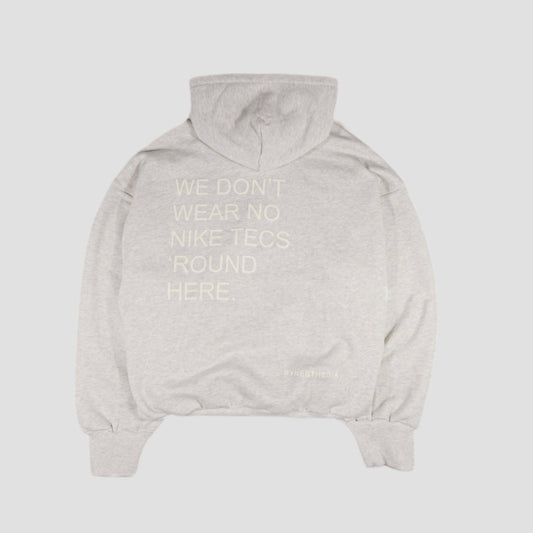 MOTTO HOODIE - GREY